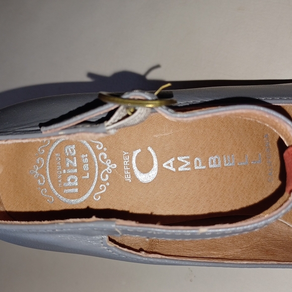 JEFFREY CAMPBELL This Way Wedge T-strap Shoe, new, 8, Anthropologie - Picture 6 of 7